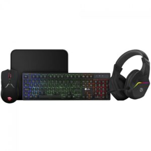 Combo Gamer Ninja Squad 4 Em 1, Headset, Teclado, Mouse e Mousepad — Informática