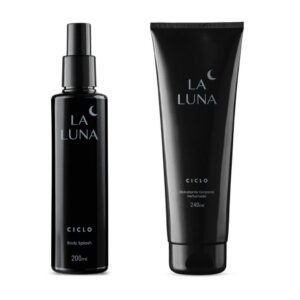 Combo Kit La Luna Body Splash Hidratante Corporal Ciclo Cosméticos