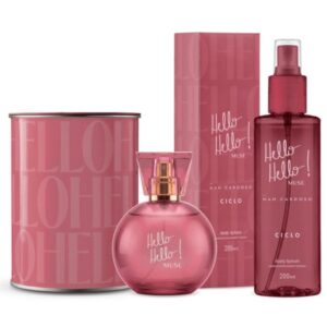 Combo Kit Muse Deo Colônia 100ml Body Splash Perfume Feminino