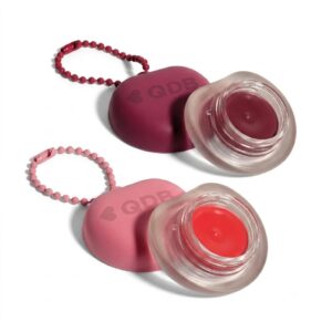 Combo Mochi Blur: Batom E Blush Rosa Lichia Sakura 3,5g Batom E Blush