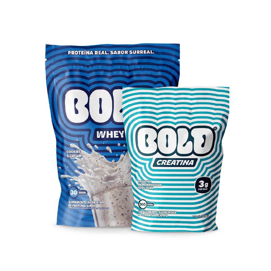 Combo Performance Bold Cookies e cream 900g Creatina