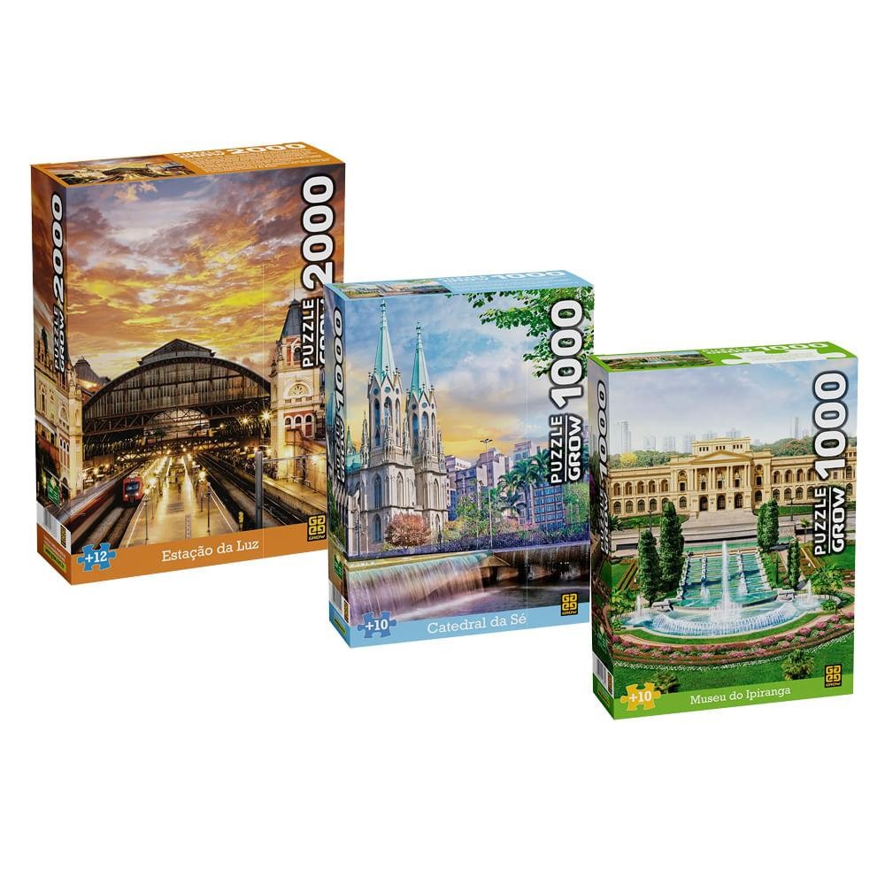 Combo Quebra-cabeças Orgulho Nacional — Brinquedos