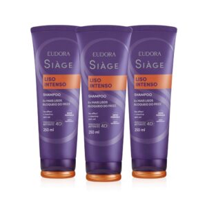 Combo Shampoo Siàge Liso Intenso 3x 250ml