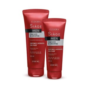 Combo Siàge Men: Condicionador Cachos e Crespos 200ml Shampoo Cachos