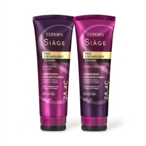 Combo Siàge Pro Cronology Curvas: Shampoo 250ml Condicionador 250ml