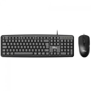 Combo Teclado e Mouse Dr. Office DC100, USB, Preto