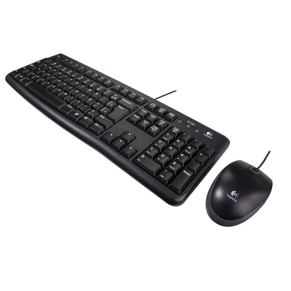 Combo Teclado e Mouse Logitech — Informática