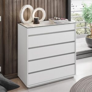 Cômoda Suellen Branco com Gaveta Organizadora