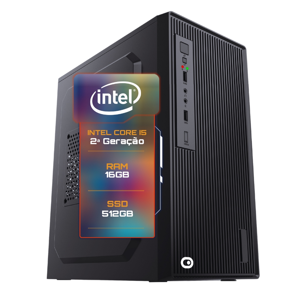 Computador 2Eletro Fast Intel Core i5, 16GB RAM, SSD 512GB, Hdmi