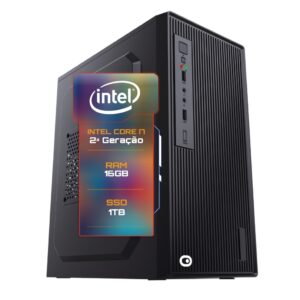 Computador 2Eletro Fast Intel Core i7, 16GB RAM, SSD 1TB, Hdmi