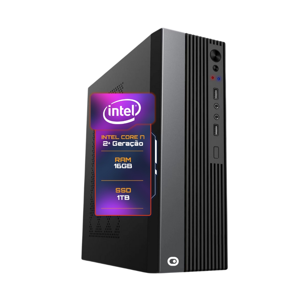 Computador 2Eletro Slim Intel Core i7, 16GB RAM, SSD 1TB, Hdmi — Informática