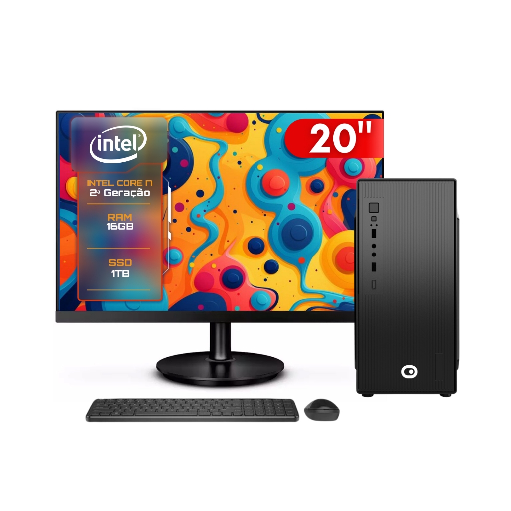 Computador Completo 2Eletro Fast Intel Core i7, 16GB, SSD 1TB — Informática