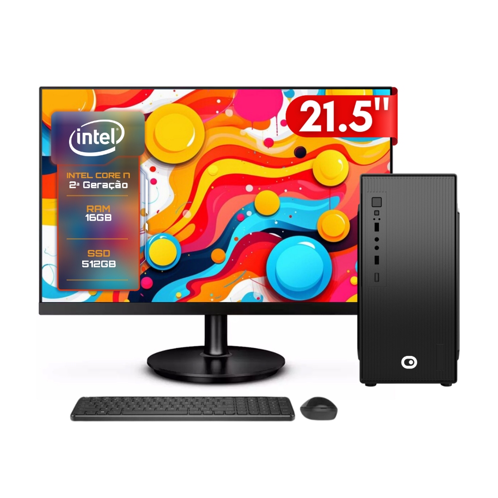 Computador Completo 2Eletro Fast Intel Core i7, 16GB, SSD 512GB — Informática