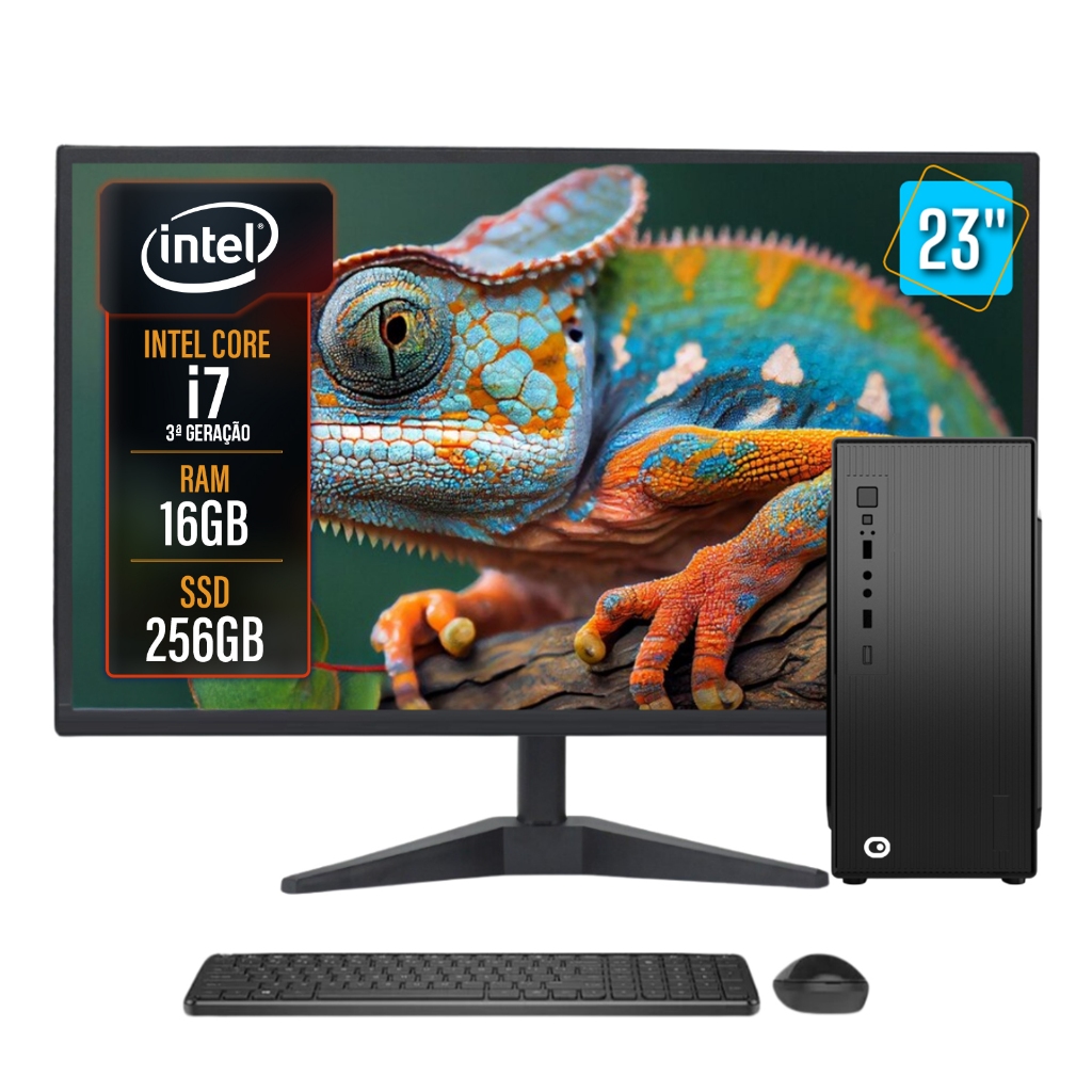 Computador Completo 2Eletro Speed Intel Core i7, 16GB RAM, SSD 256GB