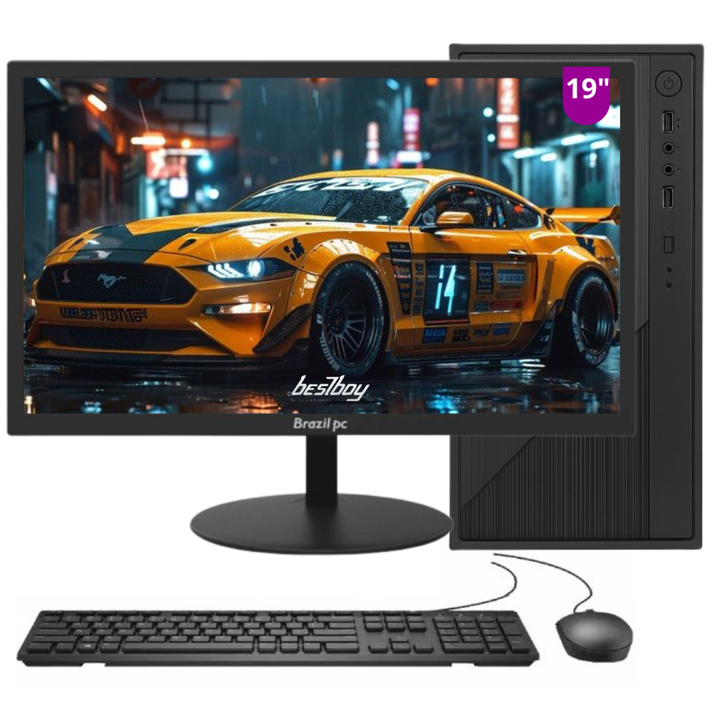 Computador Completo BestBoy Intel I5 8gb Ssd 240gb Monitor Led 19" — Informática