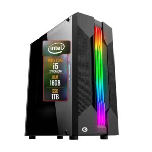 Computador Gamer 2Eletro Chroma, Intel Core i5, 16GB RAM, SSD 1TB
