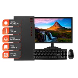 Computador Home Essential S, Intel Core i5, 16GB DE RAM, SSD 240GB