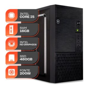 Computador Home Essential S, Intel Core I5, 16GB DE RAM, SSD 480GB
