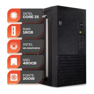 Computador Home Essential S, Intel Core I5 4ª Geração, 16GB DE RAM