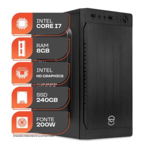 Computador Home Essential S, Intel Core i7, 8GB DE RAM, SSD 240GB