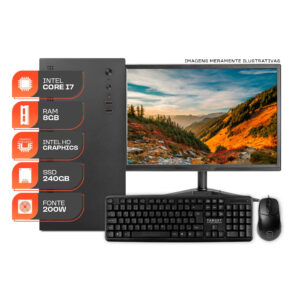 Computador Home Essential S, Intel Core i7, 8GB DE RAM, SSD 240GB
