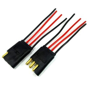 Conector 4 Vias Com Fio 1,5 Mm Chicote Plug Para Caixa De Som