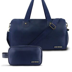 Conjunto Bolsa de Academia e Necessaire com Alça Lateral Jacki Design