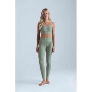 Conjunto Fitness Feminino Academia Legging e Top PowerSlim Matcha Arm