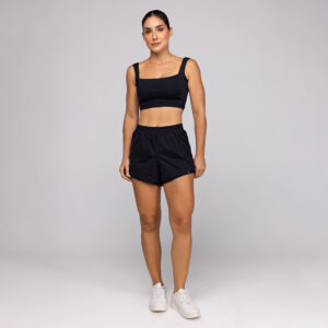 Conjunto Fitness Feminino Academia Top Alta Sustentação e Short