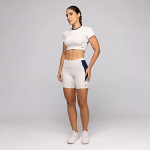 Conjunto Fitness Feminino Academia Top Costas Abertas Alta