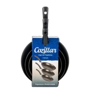 Conjunto Frigideira 16 20 24 Kit Antiaderente Caixa Para Presente