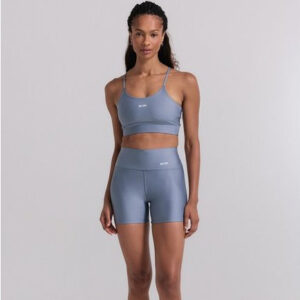 Conjunto Para Academia Short PowerSlim +Top Alça Digital Graphite