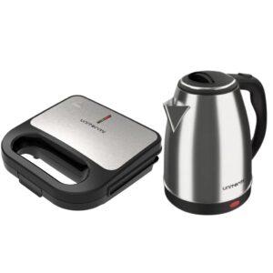 Conjunto Sanduicheira Chaleira 1,8l Elétrica Inox Unitermi