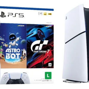 Console PlayStation5 Slim Disk Pacote Astro Bot e Gran Turismo 7