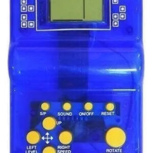 Console Portátil Brick Game 9 em 1 Tela 3” Azul-Transparente