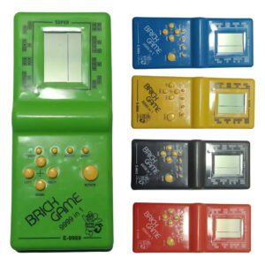 Console Portátil Brick Game 9 in 1 com 9 Jogos Tetris Verde