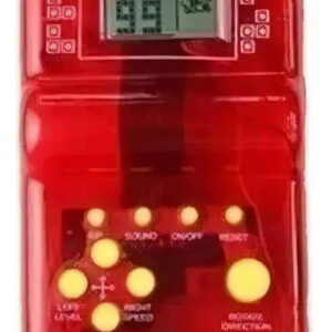 Console Portátil Brick Game 9 Jogos Vermelho AA Tetris Frogger Snake