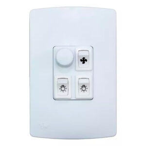 Controle Para Ventilador Rotativo com 2 interruptores 127V PW