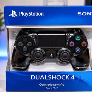 Controle Ps4 Sony Wireless Controller Cor Preto