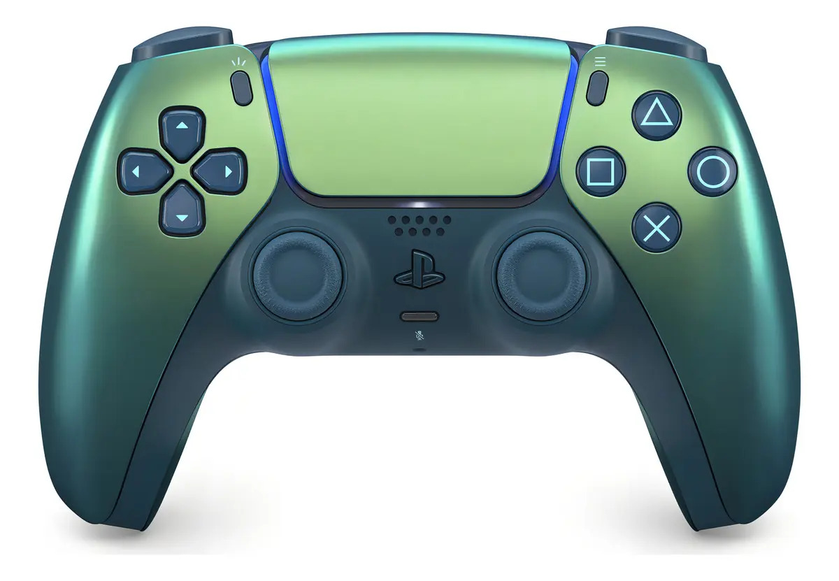 Controle sem fio DualSense Chroma Teal PS5 Sony cor verde — Games