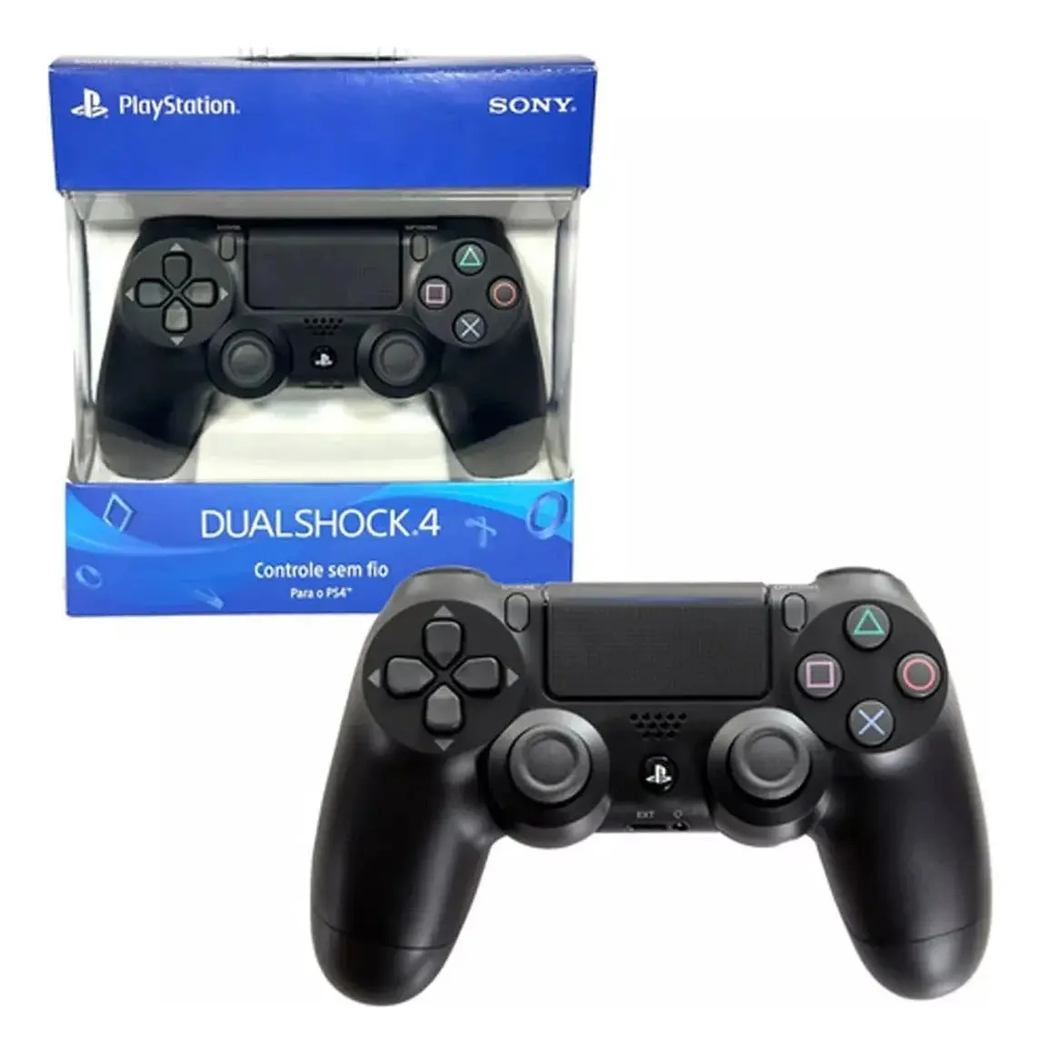 Controle Sem Fio Playstation Dualshock 4 Preto Ps4 Unica — Games