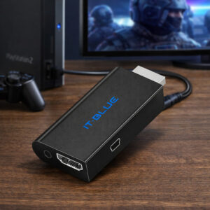 Conversor Hdmi Para PS2 Adaptador Saída Hdmi Para Hdtv Monitor Tela
