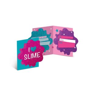 Convite Festa Slime 8 unidades Cromus Rizzo Festas