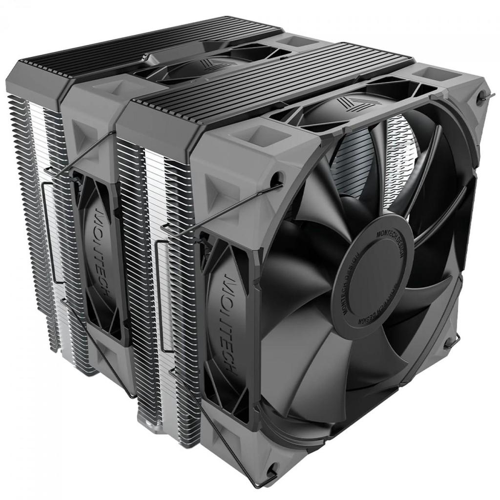 Cooler para Processador Montech NX600, 120mm, Intel-AMD, Pwm, Preto — Informática