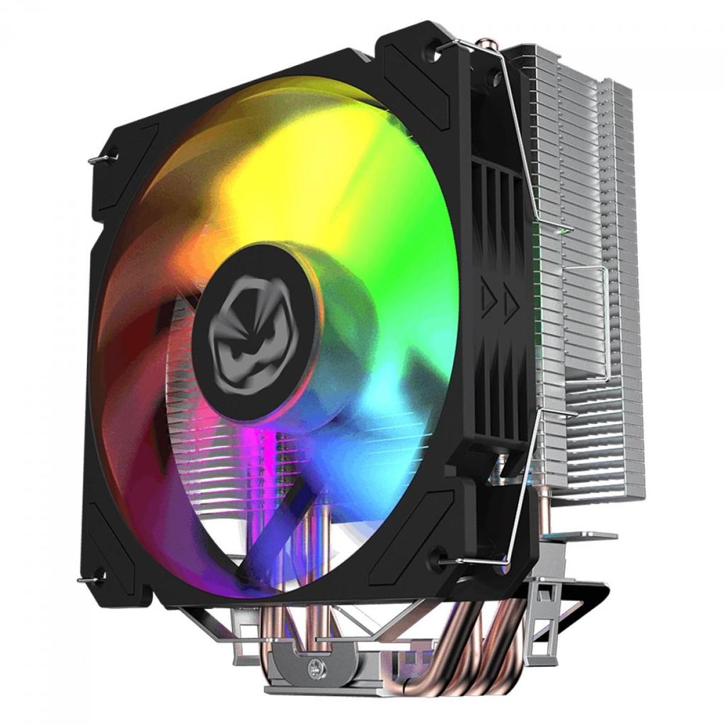 Cooler Para Processador Pcyes Tundra 120 Black Vulcan, Rainbow