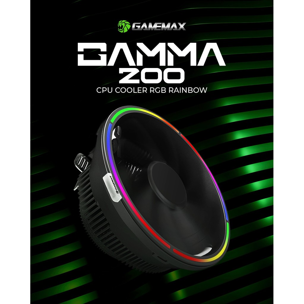 Cooler Para Processador Rgb Gamemax Gamma 200 — Informática