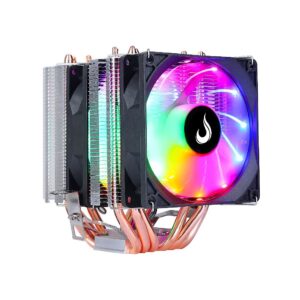 Cooler para Processador Rise Mode RGB Amd Intel 2x 90mm Preto