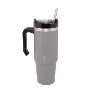 Copo Térmico 890ml Caneca Inox Parede Dupla SlimTerm Wolff Cinza