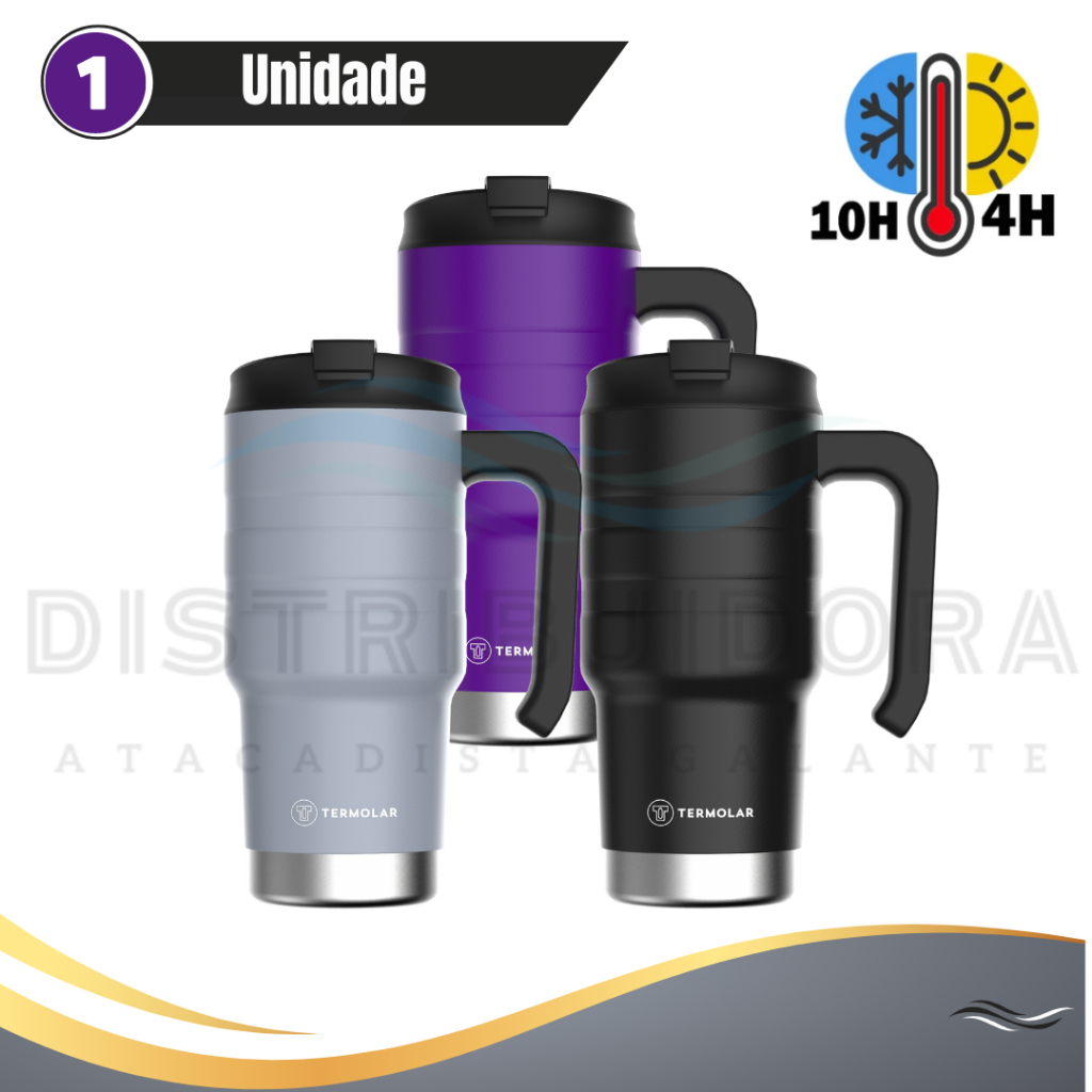 Copo Térmico Moove 590ml Acompanha Tampa Termolar