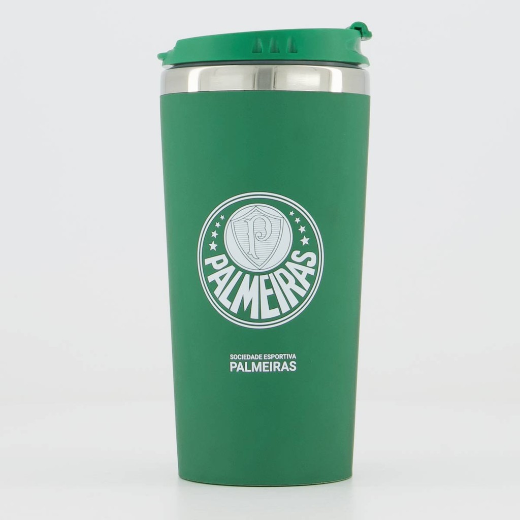 Copo Térmico Palmeiras Verde — Cozinha e Utensílios